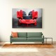 La Ferrari Red Wall Art