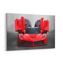 La Ferrari Red Wall Art