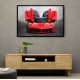 La Ferrari Red Wall Art