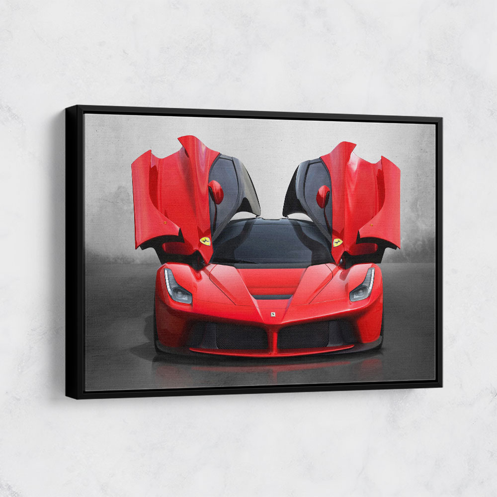 La Ferrari Red Wall Art