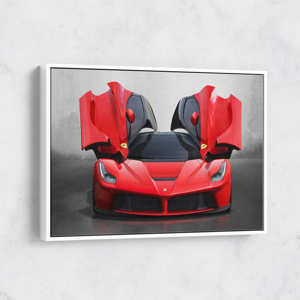 La Ferrari Red Wall Art La Ferrari Red Wall Art