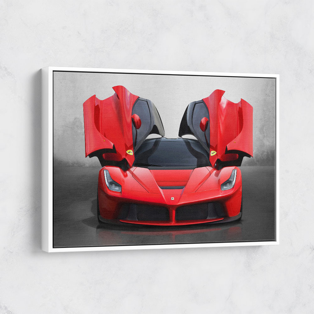 La Ferrari Red Wall Art