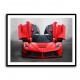 La Ferrari Red Wall Art