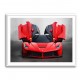 La Ferrari Red Wall Art