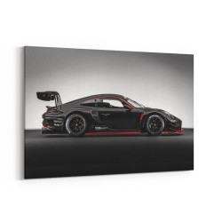 Porsche 911 GT3 R Black Wall Art