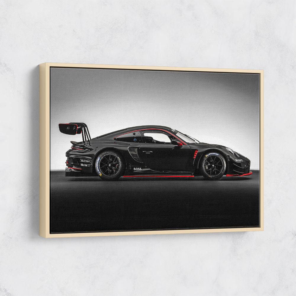 Porsche 911 GT3 R Black 2 Wall Art