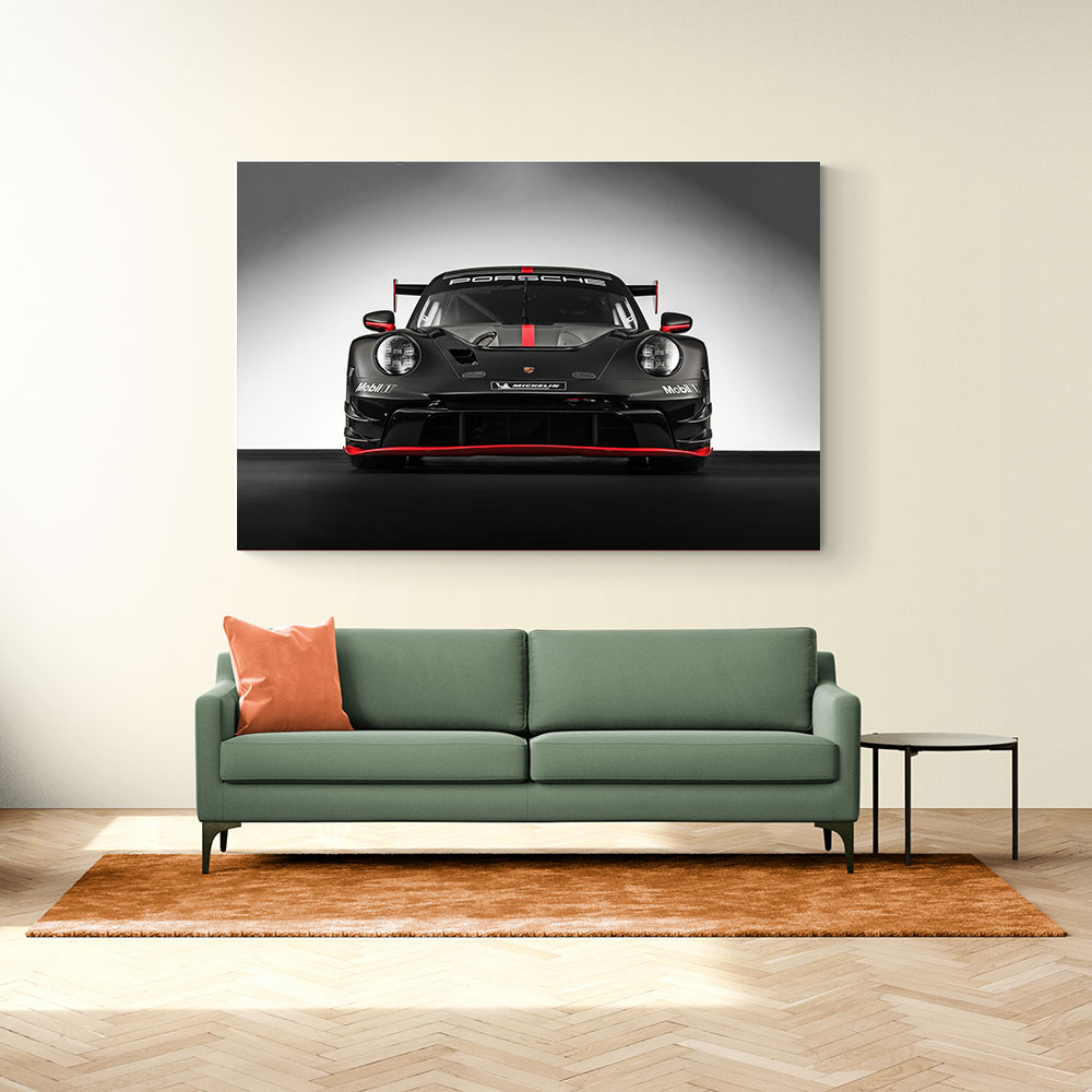 Porsche 911 GT3 R Black 2 Wall Art