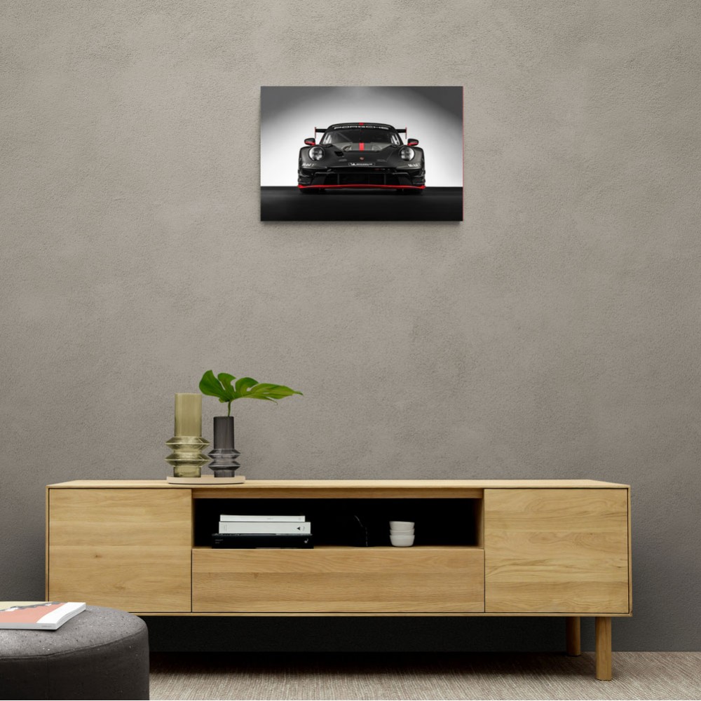 Porsche 911 GT3 R Black 2 Wall Art