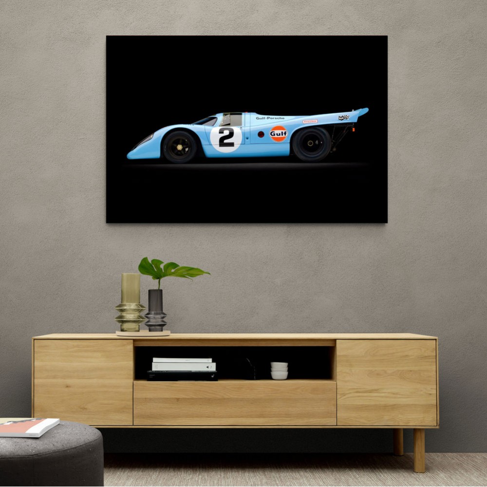 Porsche 917 Gulf Wall Art