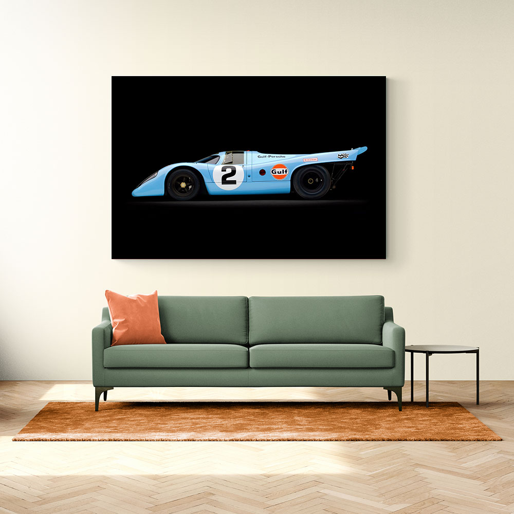 Porsche 917 Gulf Wall Art