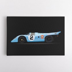 Porsche 917 Gulf Wall Art