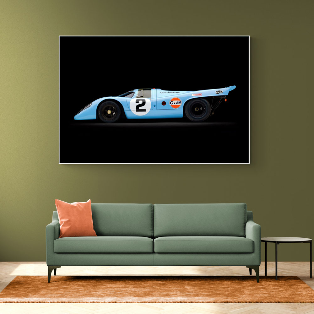 Porsche 917 Gulf Wall Art