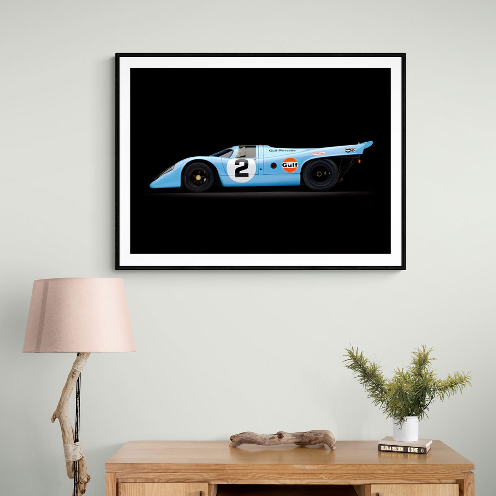 Porsche 917 Gulf Wall Art