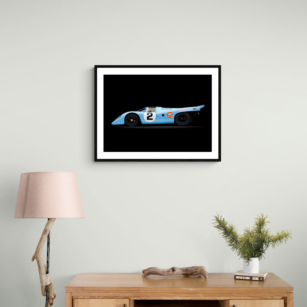 Porsche 917 Gulf Wall Art