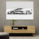 La Ferrari White Sketch Wall Art