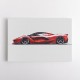 La Ferrari Red Sketch Wall Art