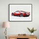 Ferrari 458 Sketch Wall Art