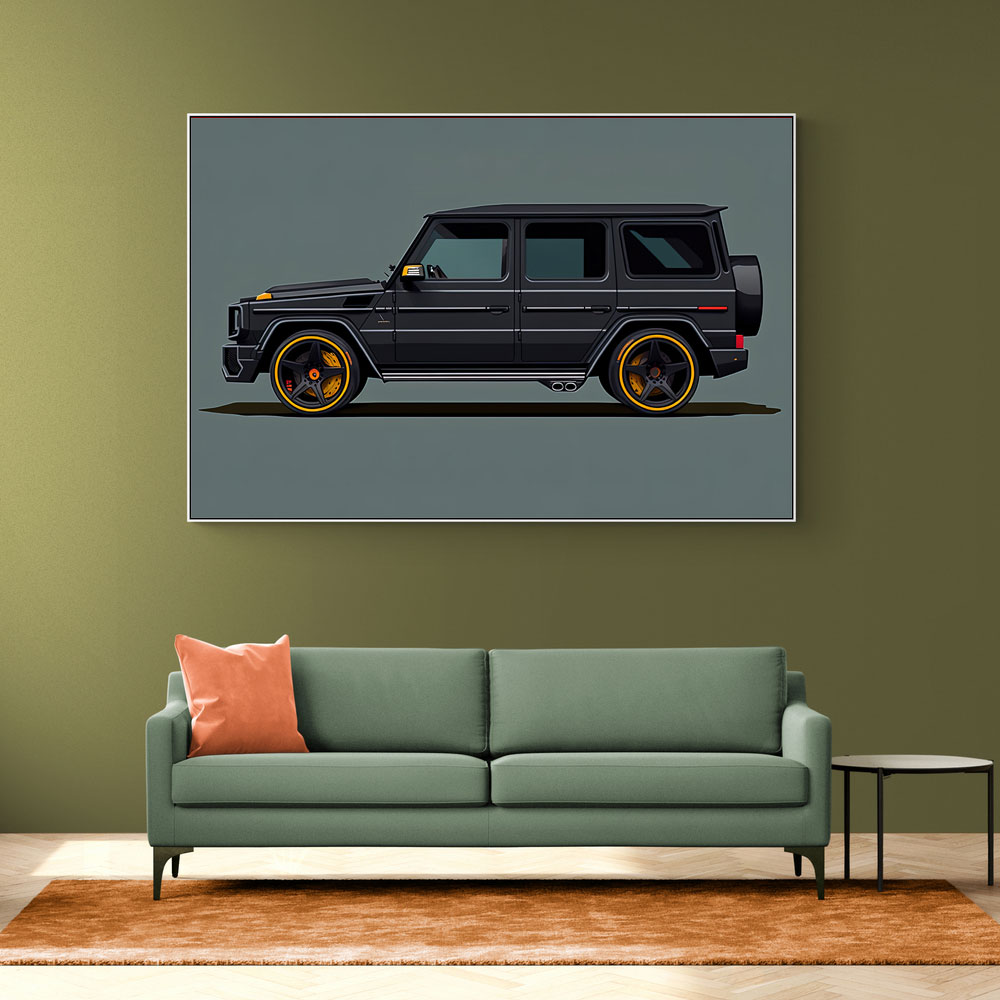 Mercedes G Wagon Black Sketch