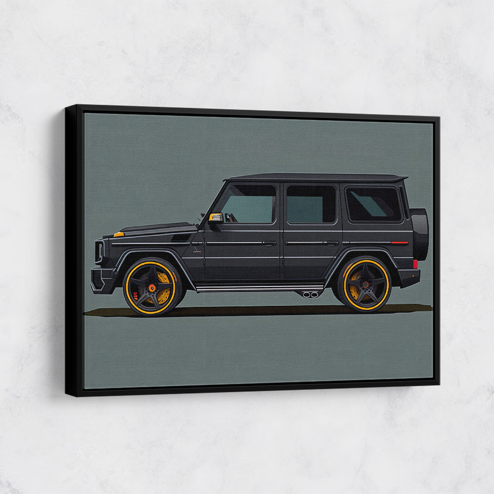 Mercedes G Wagon Black Sketch