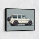 Mercedes G Wagon White Sketch