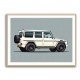 Mercedes G Wagon White Sketch