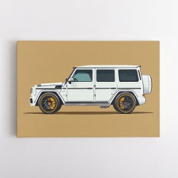 Mercedes G Wagon Sketch Art