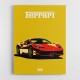 Ferrari 458 Red on Yellow Poster