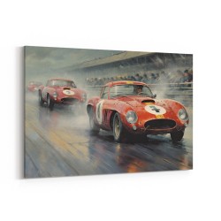 Vintage Le Mans Racing Cars Wall Art