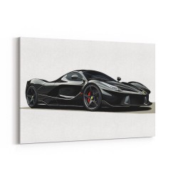 La Ferrari Concept in Black Wall Art