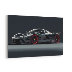 La Ferrari Concept in Black 2 Wall Art