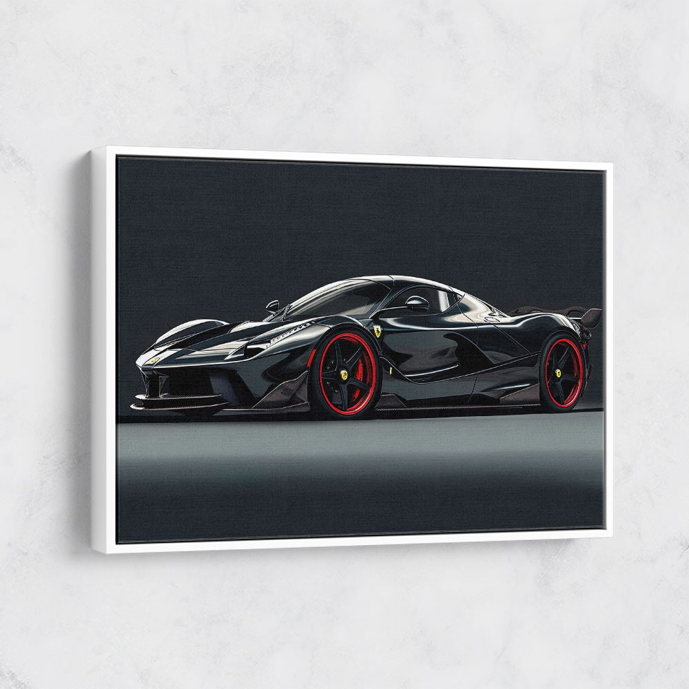 La Ferrari Concept in Black 2 Wall Art