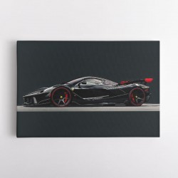 La Ferrari Concept in Black 3 Wall Art