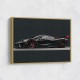 La Ferrari Concept in Black 3 Wall Art