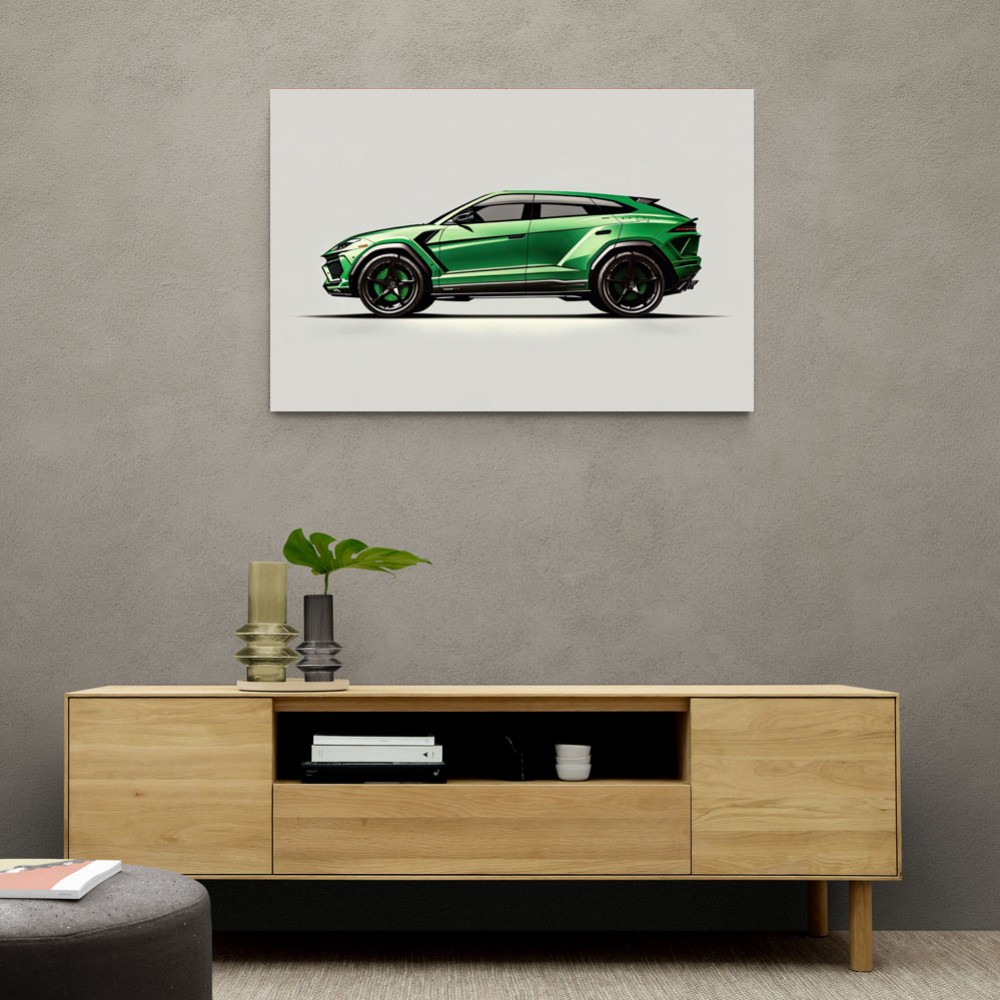 Urus Green Wall Art