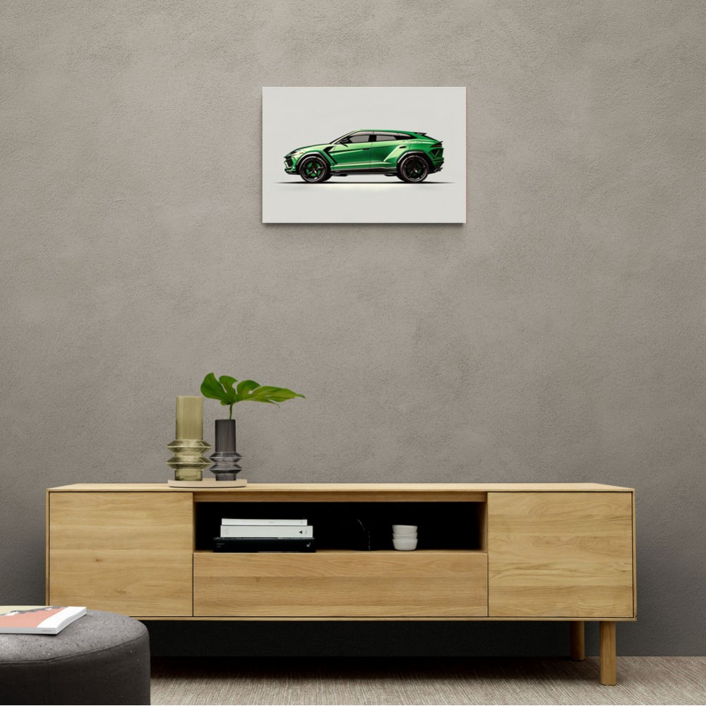 Urus Green Wall Art