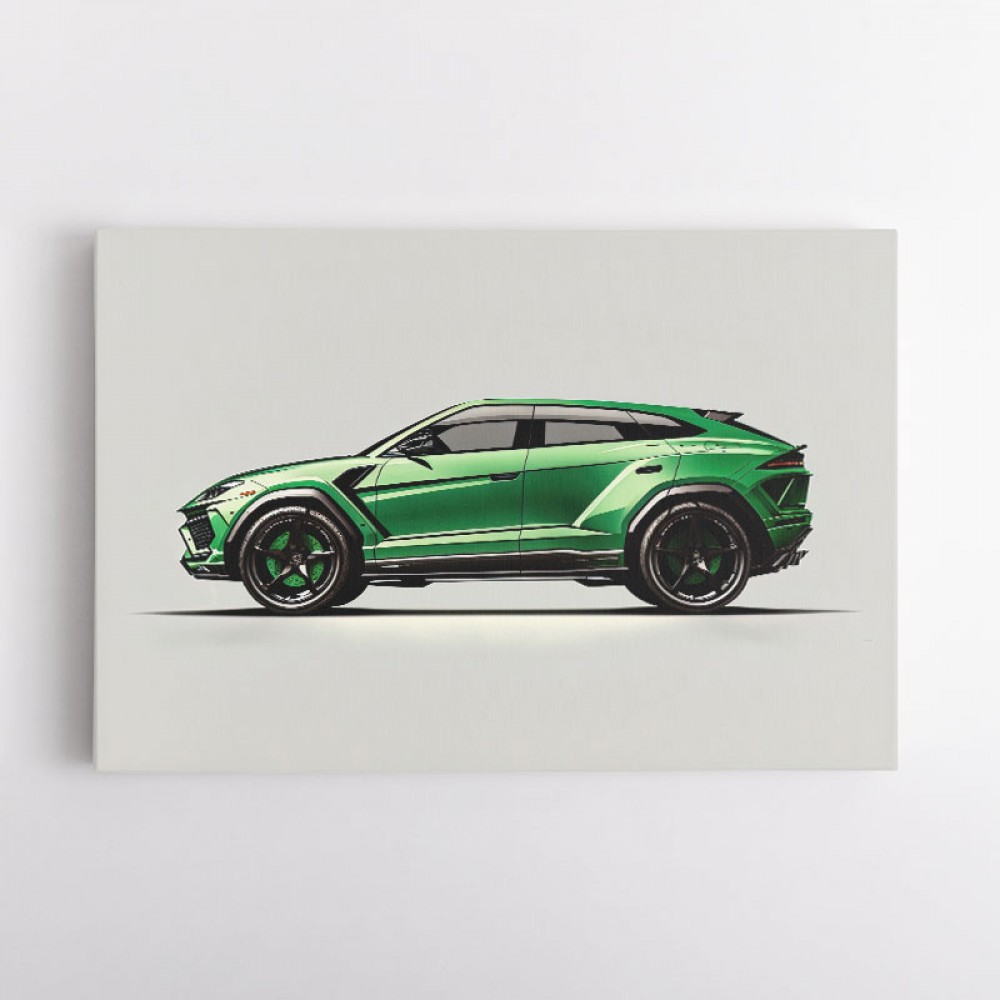 Urus Green Wall Art