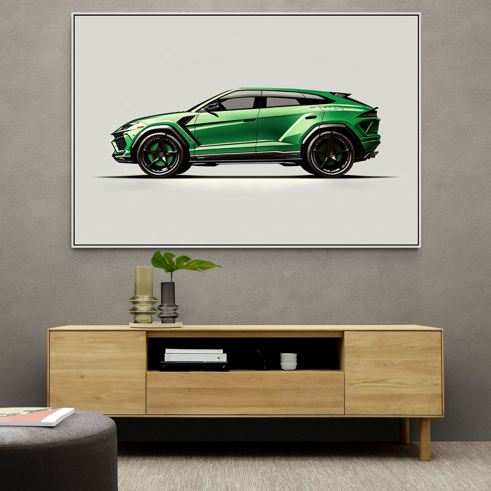 Urus Green Wall Art