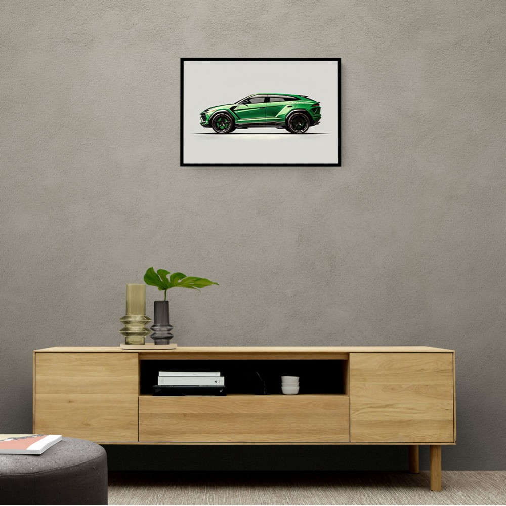 Urus Green Wall Art