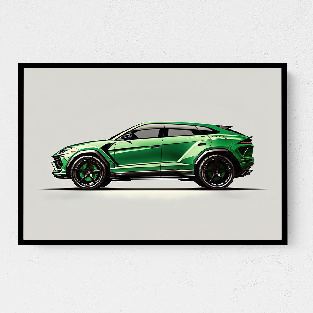 Urus Green Wall Art