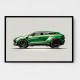 Urus Green Wall Art Urus Green Wall Art