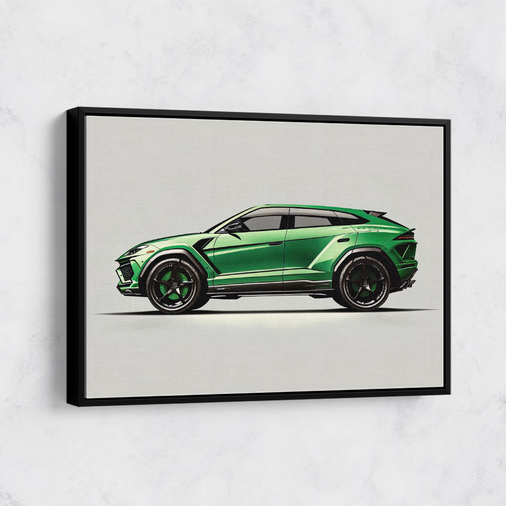 Urus Green Wall Art Urus Green Wall Art