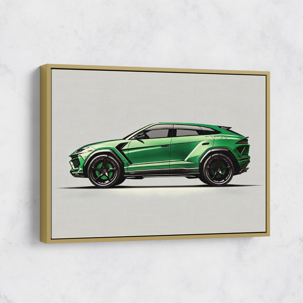 Urus Green Wall Art