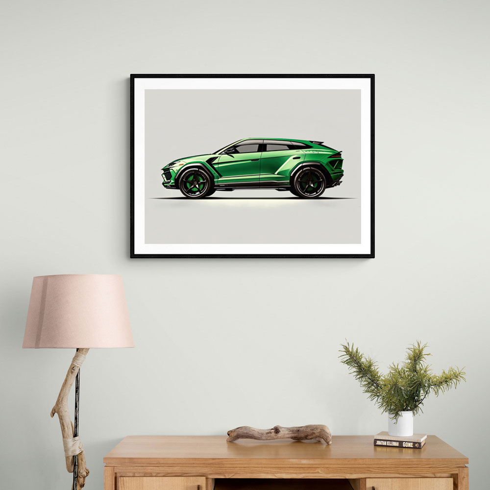 Urus Green Wall Art