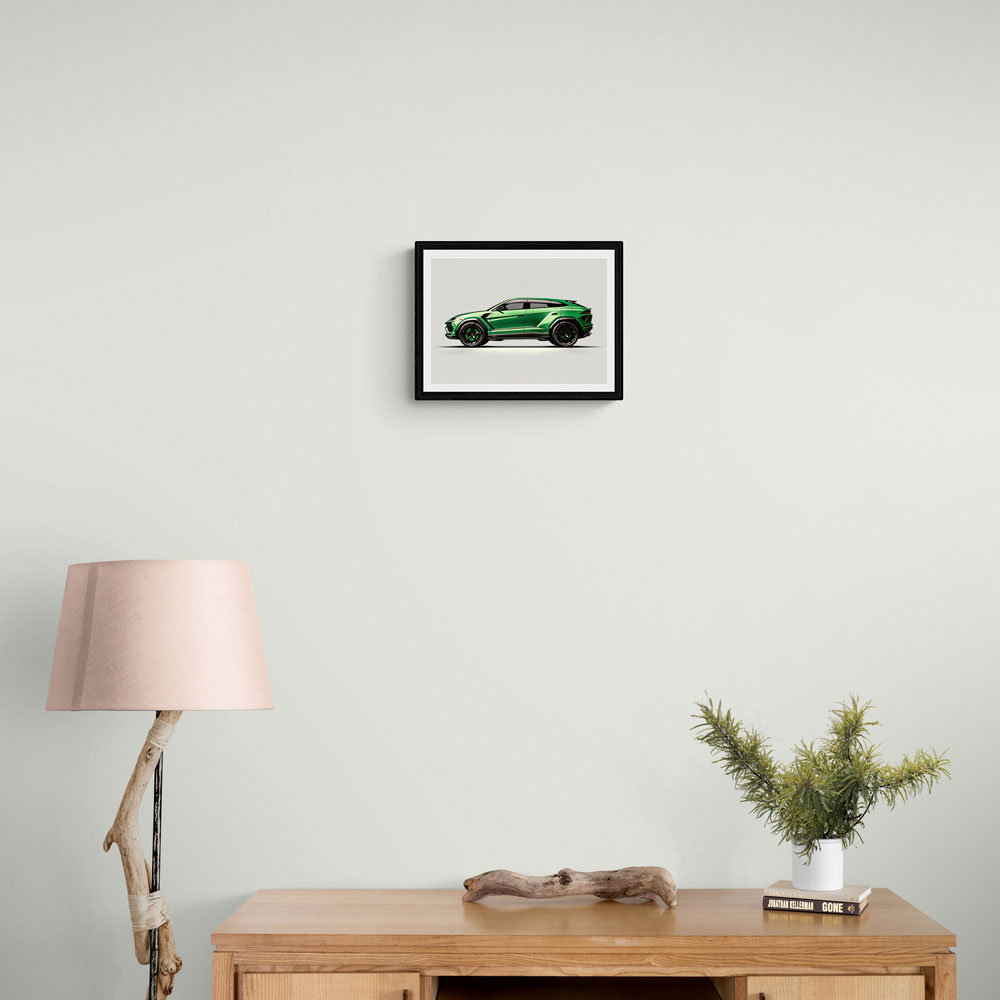 Urus Green Wall Art