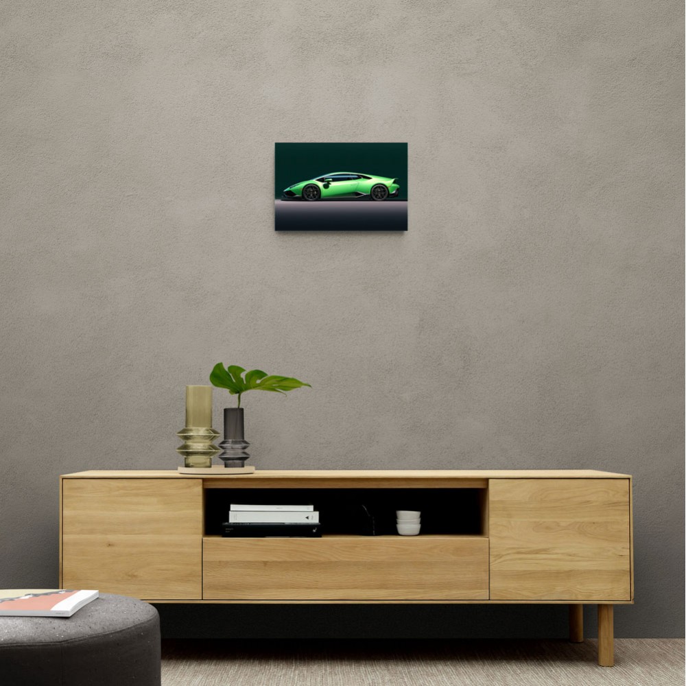 Lamborghini Huracan Green Wall Art