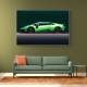 Lamborghini Huracan Green Wall Art