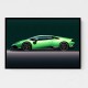Lamborghini Huracan Green Wall Art