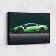 Lamborghini Huracan Green Wall Art