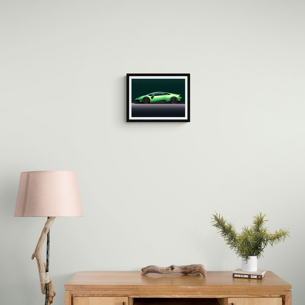 Lamborghini Huracan Green Wall Art