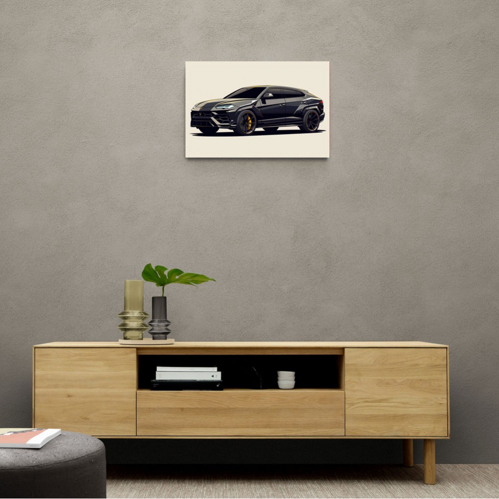 Urus Black Wall Art